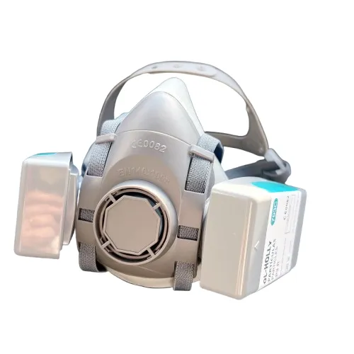 Halv ansiktsstykke gjenbrukbar TPR -åndedrettsvern